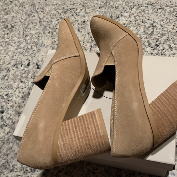 JOIE Wevenly Suede Block Heel Closed Toe Loafer - Picture 4 of 15